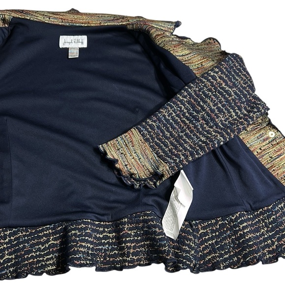 Joseph Ribkoff Multicolor Textured Blazer - Picture 9 of 16